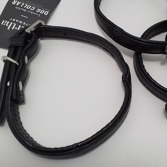 Martha Stewart Black Dog Collar NWT - Picture 8 of 11
